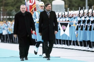 Pahor je Erdoganu izrazil podporo "evropski perspektivi Turčije"