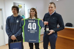 AVDIO: MRK Krka obiskal svoje sponzorje