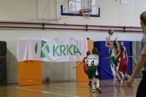 Mlade novomeške košarkarice Krke navdušile