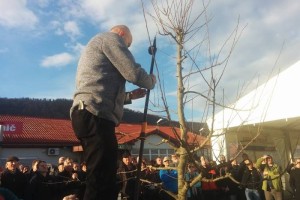 FOTO: Prikaz  rezanja sadja