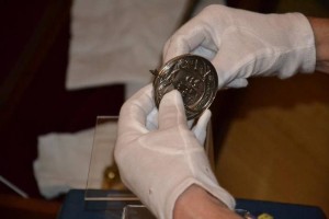 Odprtje razstave Krške vedute: mestne insignije