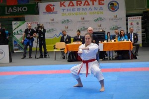 FOTO: Nastja Galič tik pod stopničkami na Thermana open 2017