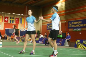 FOTO:  Prva medalja z največjih tekmovanj za slovenski badminton