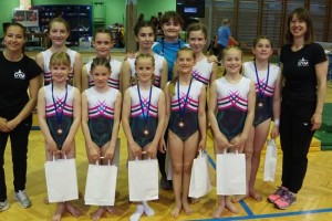 FOTO: Pokal Kopra uspešen za novomeške gimnastičarke