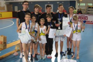 FOTO: Gimnastično društvo Novo mesto s presežki na tekmovanju v akrobatiki
