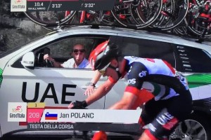 Jan Polanc na dan zmage kralj Etne