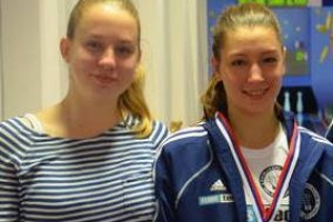 Mladinke Nika Radelj, Tina in Sara Mržljak na pripravah reprezentance