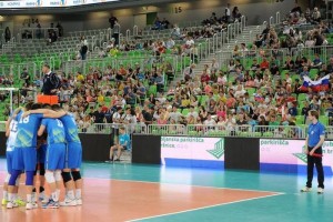 Slovenski odbojkarji po zmagi nad Belgijo prvič na SP