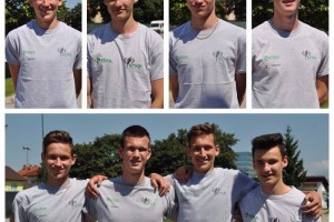 4 mlajši mladinci AK Krka v reprezentanci za Brixio