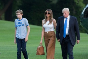 Melania se je zahvalila Chelsea Clinton, ki je Barrona Trumpa branila pred zblojenim novinarjem