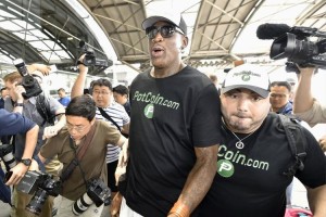 Dennis Rodman na obisku pri prijatelju Kim Džong Unu