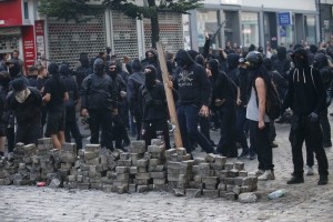 Med protestniki v "peklu" Hamburga so bili tudi Slovenci