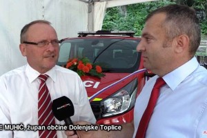 VIDEO: Prevzem novega gasilskega vozila