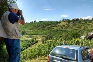 FOTO: Italijanska novinarja po 20 letih ponovno v Brežicah