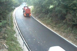 Cesta čez Gorjance na Vahti zaprta
