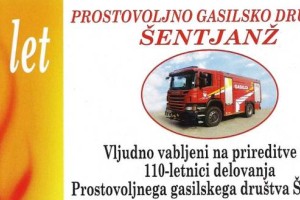 Slavnostno pri PGD Šentjanž