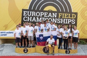 Na evropskem Field prvenstvu v Mokricah Sloveniji tri kolajne