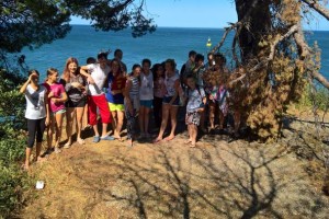 FOTO: 68 otrok z Dolenjske na morju skupaj s Tušem