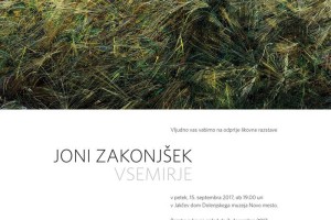 V Novem mestu razstava Vsemirje slikarke Joni Zakonjšek