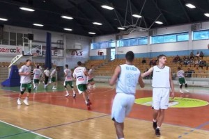 VIDEO: Pripravljalna tekma KK Krka in sprejem Žige Dimca