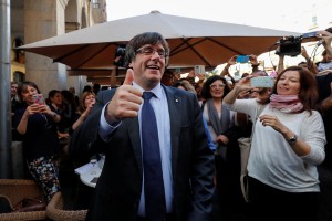 Puigdemont slavi zmago: Španija je bila poražena