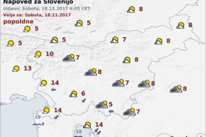 Vreme: Povečini se bo delno zjasnilo