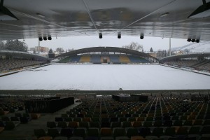 Zaradi snega bo ta konec tedna prestavljena večina nogometnih tekem v prvi ligi