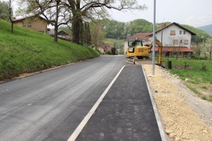Na Bizeljskem končujejo prenovo Kumrovške ceste