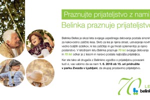 Belinka ob 70-letnici delovanja prenovila 40 klopic v Ljubljani