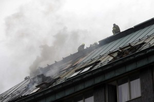 V ljubljanskem Hotelu Union je zagorelo, požar že pogašen (FOTO in VIDEO)