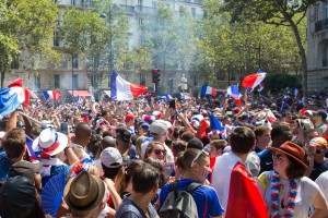 VIDEO: Poglejte to eksplozijo navdušenja pod Eifflovim stolpom: "Svetovni prvaki, svetovni prvaki!"