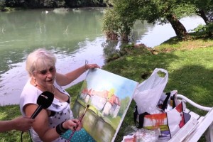 FOTO&VIDEO&AVDIO: Druženje in ustvarjanje ob reki Krki