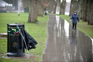 Čez Slovenijo gre hladna fronta z nalivi in nevihtami