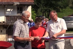 VIDEO&FOTO: Odprli so novo cesto na Bušincu
