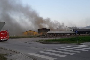 AVDIO&FOTO: Na mestu nekdanjega požara v Straži se je spet vnelo