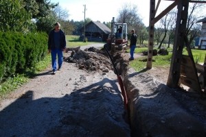FOTO: Obnova vodovoda na Coklovci