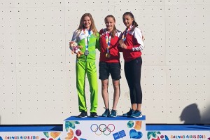 Plezalka Vita Lukan je mladinska olimpijska podprvakinja!