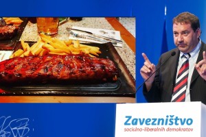 Bandelli se je na krompirjevih počitnicah mastil s steak burgerjem, medtem ko vlada čaka na njegovo poročilo