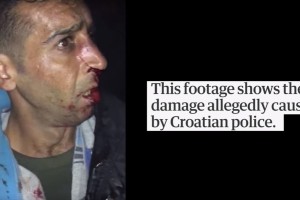 The Guardian: Hrvaški policisti na bosanski meji brutalno tepejo migrante (VIDEO)