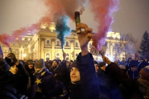 Madžarska opozicija v Budimpešti proti Orbanu