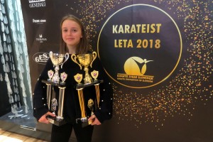 Ela Petan najboljša karateistka leta 2018 med ml.kadetinjami
