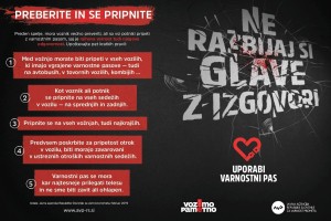 AVP začenja nacionalno preventivno akcijo Varnostni pas