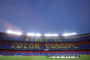 El clasico v Barceloni prestavljen zaradi nemirov v Kataloniji