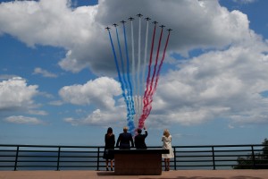 Macron na proslavi dneva D: Nikoli ne smemo nehati delati za zavezništvo svobodnega sveta