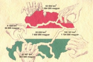 Orbanov kabinet objavil zemljevid velike Madžarske: "Odvzeti sta nam bili dve tretjini države"