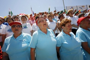 Začetek 50. Tabora slovenskih pevskih zborov v Šentvidu pri Stični