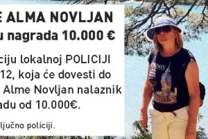 Iskalci na Mljetu izginule Alme še niso obupali, družina ponuja 10.000 evrov za informacije o njeni usodi