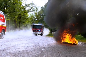 Grozljivka v Ložanah: v požaru umrl 82-letni nepokreten moški