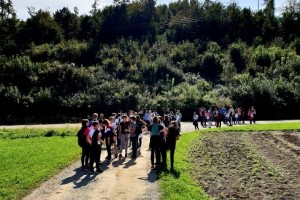 FOTO: Na Veliki Loki uradno odprli gozdno cesto