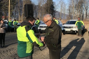 FOTO: Slovenski državni gozdovi z novimi vozili in stroji